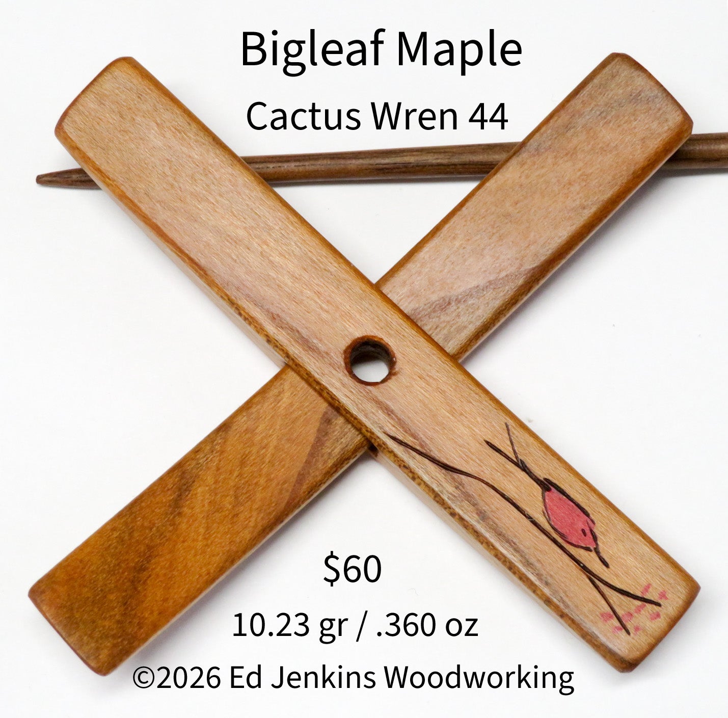 Cactus Wren, Bigleaf Maple