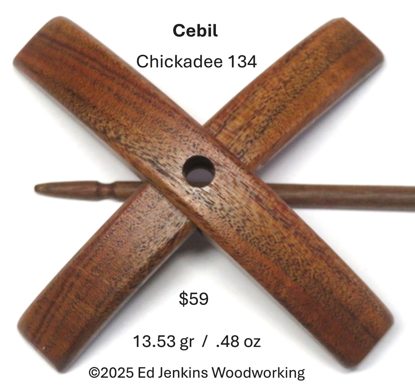 Chickadee, Cebil (CITES wood)
