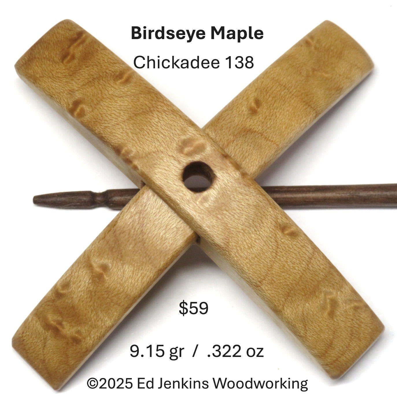 Chickadee, Birdseye Maple 138