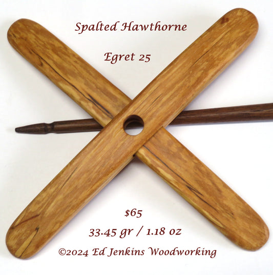 Egret, Spalted Hawthorne 25