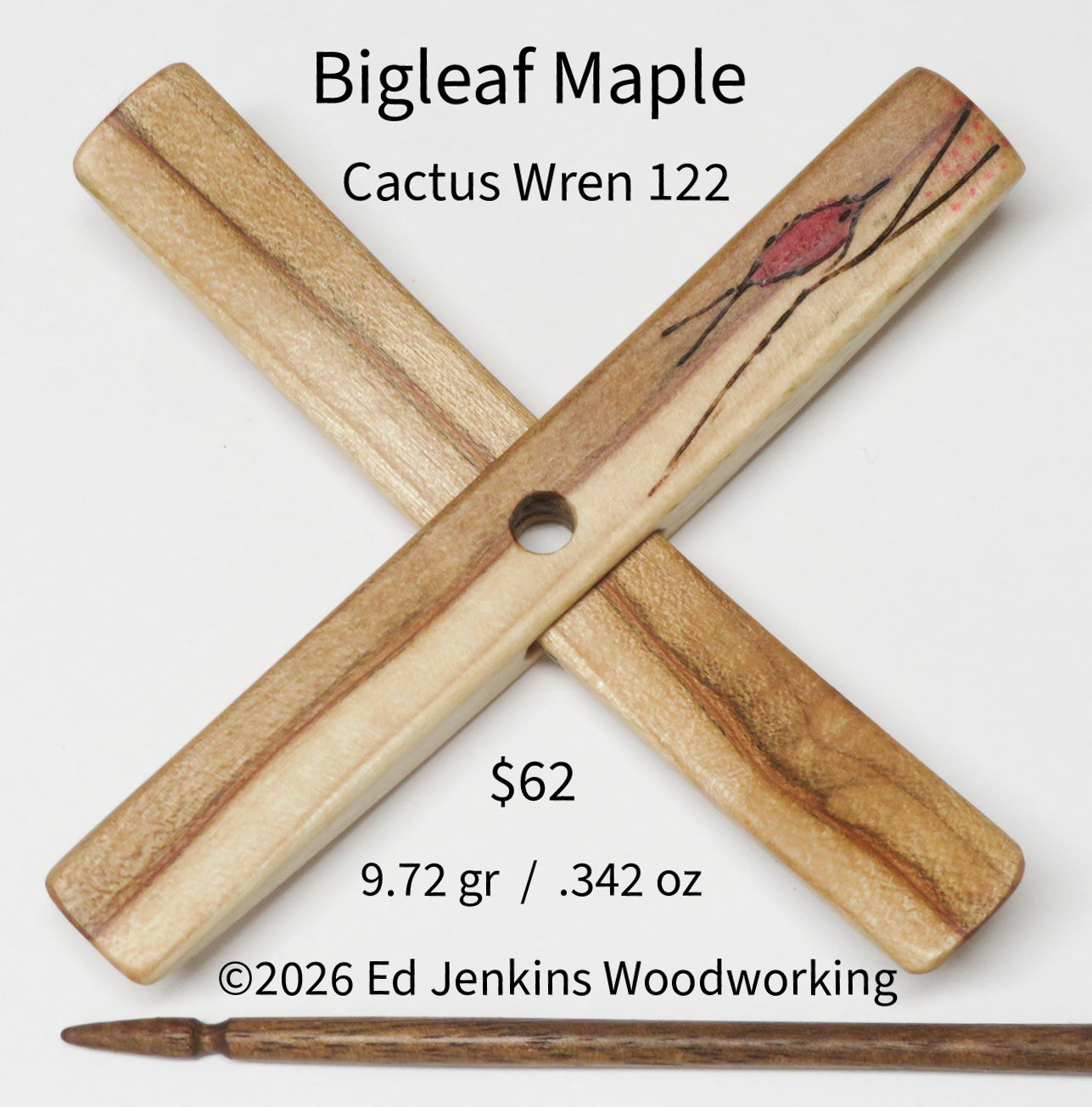 Cactus Wren, Bigleaf Maple 122