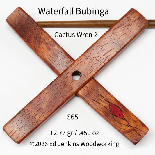 Cactus Wren, Waterfall Bubinga 2