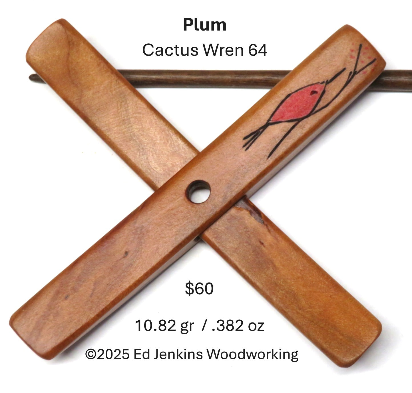 Cactus Wren, Plum 64