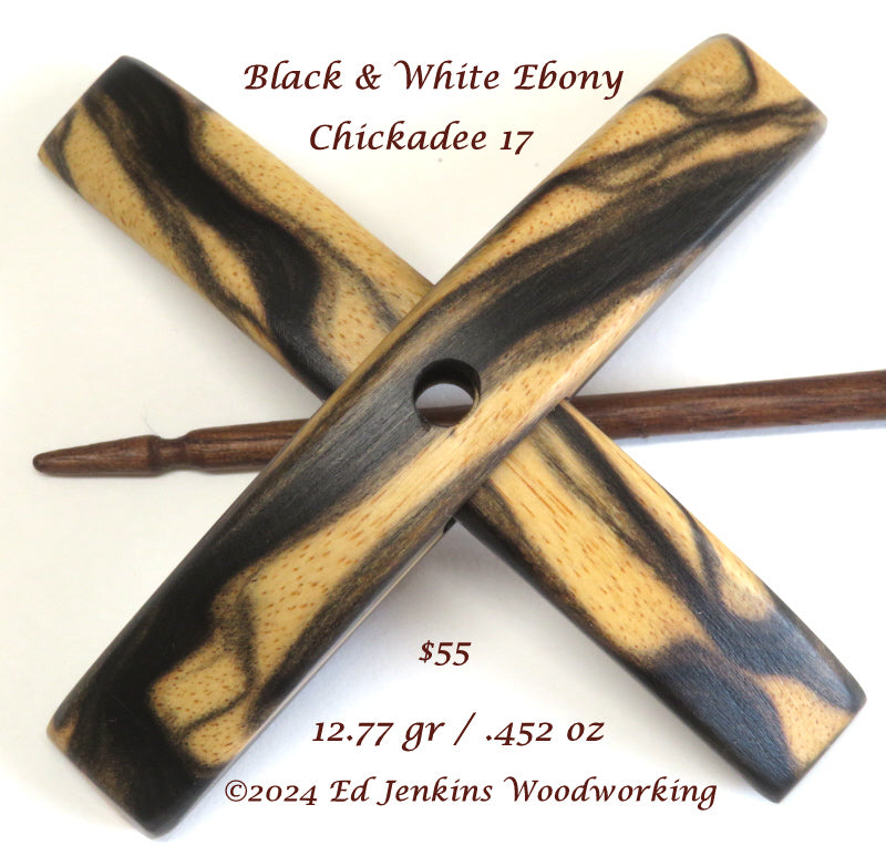 Chickadee, Black & White Ebony 17