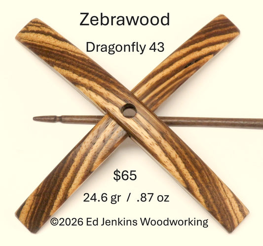 Dragonfly, Zebrawood 42