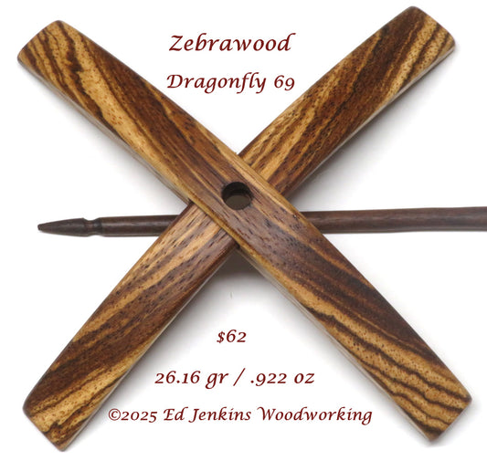 Dragonfly, Zebrawood